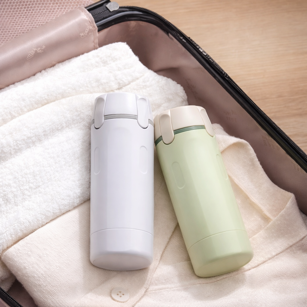 Carry 4 Toiletries in 1 Bottle